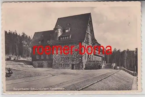 76047 Ak Hartenstein Bergarbeiter Erholungsheim um 1940