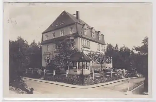 95755 Ak Augustusburg Konditorei Café Restaurant Pensionshaus 1929