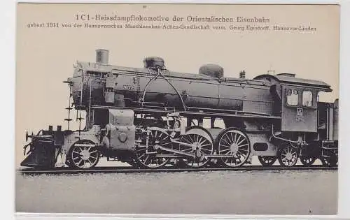 81514 Ak Lokomotive der Orientalischen Eisenbahn Hanomag Hannover Linden 1911