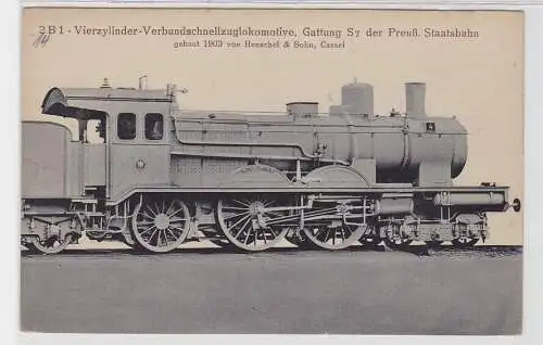 51359 Ak Lokomotive Preussische Staatsbahn Henschel & Sohn Cassel 1903