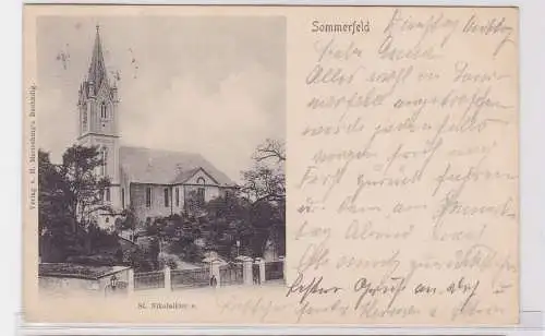 88970 AK Sommerfeld - St. Nikolaikirche 1905