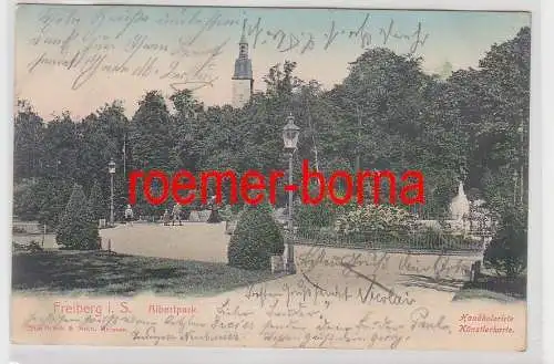 77967 Ak Freiberg i.S. Albertpark 1904