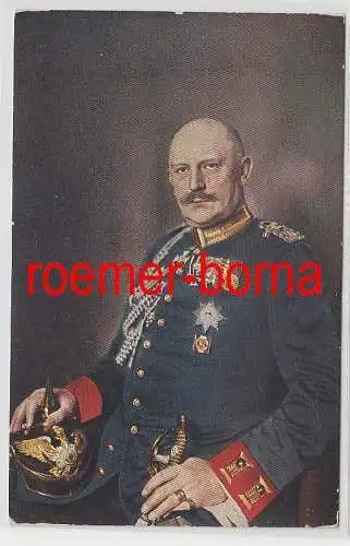 74966 Künstler Ak Generalstabschef von Moltke mit Pickelhaube und Orden um 1910