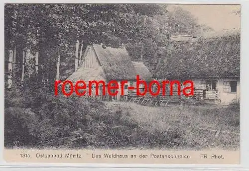 74594 Ak Ostseebad Müritz Das Waldhaus an der Postenschneise  um 1930