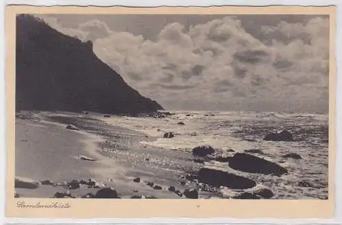 88250 AK Samlandküste - Strandblick mit Steinen und Felsen um 1940