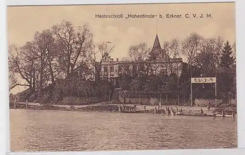 69072 AK Heideschloß "Hohenbinde" bei Erkner C. V. J. M. um 1920