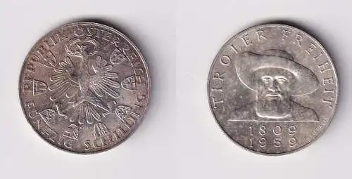 50 Schilling Silber Münze Österreich 1959 Tiroler Freiheit 1809-1959 (166282)
