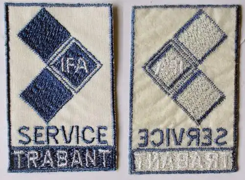 DDR Aufnäher Stoff Abzeichen IFA Service Trabant (113072)