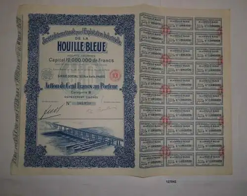 100 Franc Aktie Société Internationale pour l'Exploitation Industrielle (127842)
