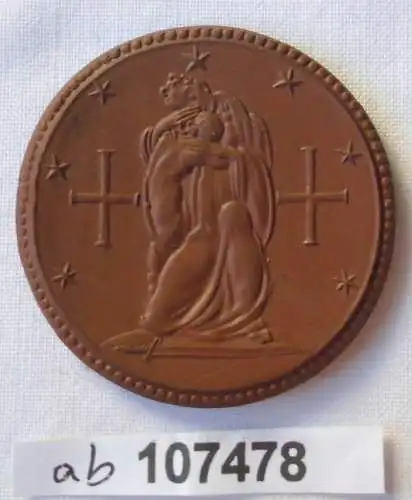 Porzellan Medaille 10 Mark Einheitsverband Deutscher Kriegsbeschädigter (107478)