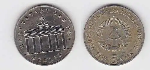 DDR Gedenk Münze 5 Mark Brandenburger Tor 1988 Stempelglanz (131556)