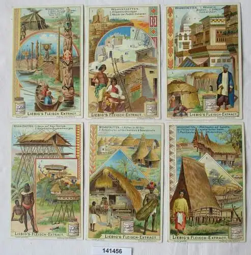 Liebigbilder Serie Nr. 617 Wohnstätten Jahrgang 1904 (6/141456)