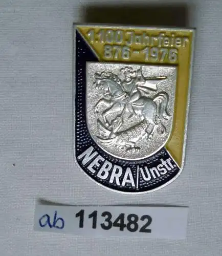 DDR Abzeichen Nebra Unstrut 1100 Jahrfeier 876-1976 (113482)
