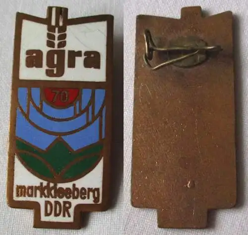 seltenes emailliertes DDR-Abzeichen Agra Markkleeberg 1970 (118803)