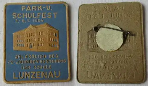 DDR Abzeichen Park- und Schulfest 75 Jahre Schule Lunzenau 1964 (144694)