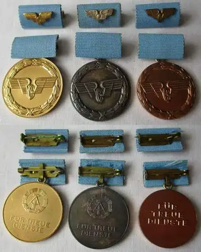 DDR Medaille für treue Dienste bei der Deutschen Reichsbahn Bronze-Gold (145133)