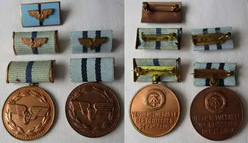 DDR Medaille für treue Dienste bei der Deutschen Reichsbahn Bronze (141302)
