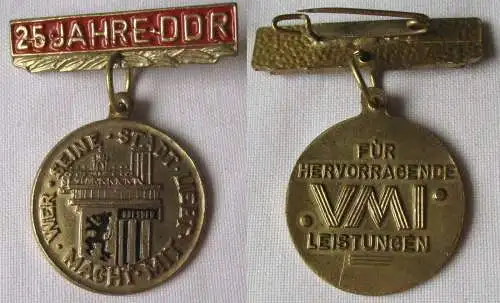 DDR Abzeichen 25 Jahre VMI - Für hervorragende Leistungen - Macht Mit (103193)