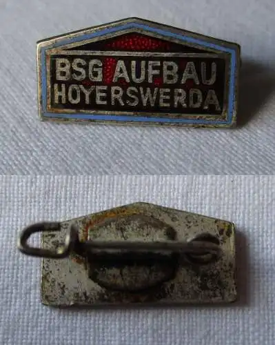 emailliertes DDR Sport Abzeichen Fußball BSG Aufbau Hoyerswerda (136394)