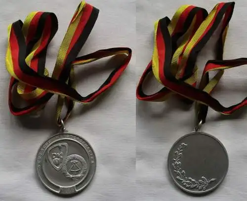 DDR Medaille Deutshe Meisterschaften im Kegeln 1968 Stufe Silber (144873)