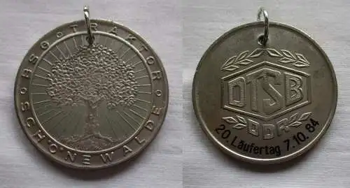 DDR Medaille BSG Traktor Schönewalde 20.Läufertag 1984 (144188)