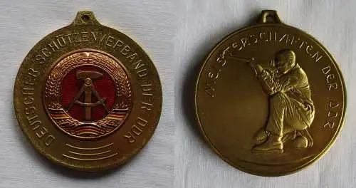 seltene DDR Medaille Deutscher Schützenverband der DDR Gold (141450)
