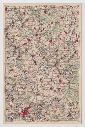 76235 Landkarten Ak Wona-Karte 1009 Ausgabe A Bayreuth