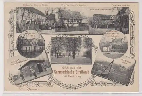99797 AK Gruß aus der Sommerfrische Streitwald bei Frohburg - Sommerfrische 1912