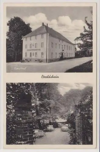 99277 AK Etzoldshain - Kießhauer's Gasthof Weidmannsheil, Garten 1937
