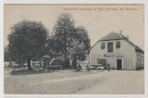 99689 AK Restaurant Teichhaus in Klein-Eschefeld bei Frohburg 1919