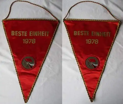 1x DDR Wimpel Kampfgruppe der Arbeiterklasse - Beste Einheit 1978 (135676)