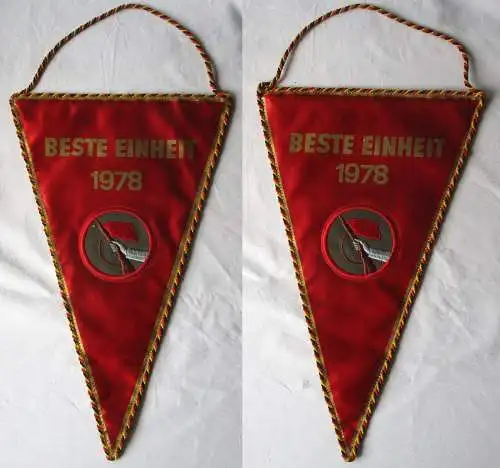 1x DDR Wimpel Kampfgruppe der Arbeiterklasse - Beste Einheit 1978 (138853)