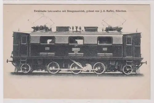 901013 Ak Elektrische Lokomotive mit Stangenantrieb Serie 19 Nr. 12