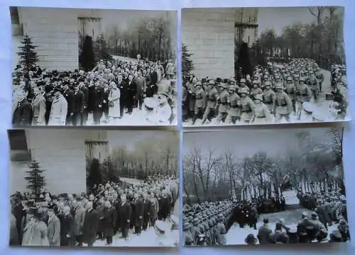 79621 Original Fotos Berlin Einweihung des Luftschiffer Denkmal 1931