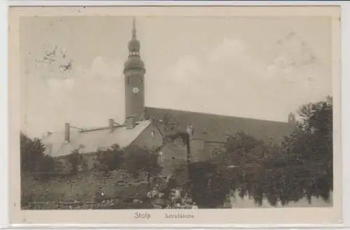 94875 Ak Stolp in Pommern Schloßkirche 1913