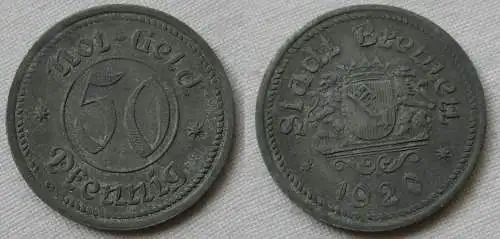 50 Pfennig Zink Notmünze Notgeld Bremen 1920 (150706)