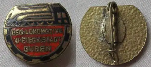 DDR Mitgliedsabzeichen BSG Lokomotive Wilhelm-Pieck-Stadt Guben (156197)