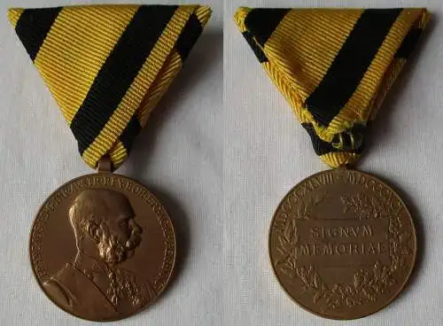 Kaiser Franz Joseph Medaille Signum Memoriae Österreich KuK am Band (155736)