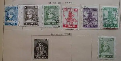 seltene Briefmarkensammlung Fiume ab 1919 (136305)