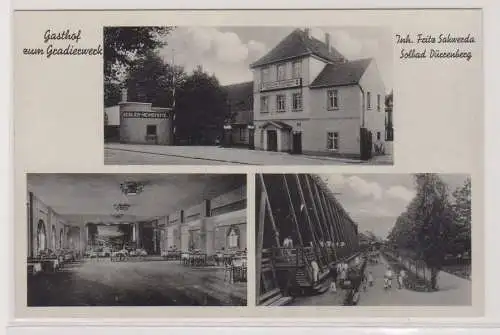 97409 Mehrbild Ak Solbad Dürrenberg Gasthof zum Gradierwerk um 1940