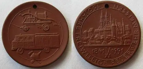 DDR Medaille 150 Jahre Freiwillige Feuerwehr Meissen 1841-1991 (149738)