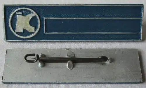 DDR Abzeichen Konsum Genossenschaft Namensschild blau (149685)