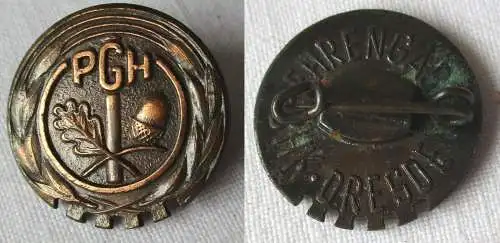 DDR Abzeichen Handwerkskammer des Bezirkes Ehrengabe BHK Dresden Bronze (148930)