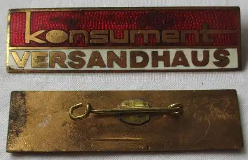 emailliertes DDR Abzeichen Konsument Versandhaus (149257)