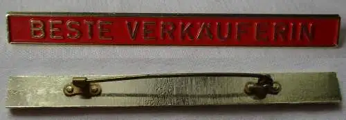 DDR Abzeichen Beste Verkäuferin Konsum rot (149393)