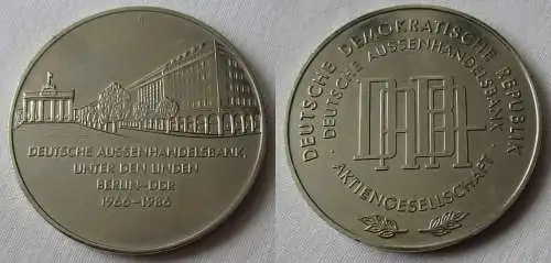 DDR Medaille deutsche Außenhandelsband Berlin 1966-1986 (149565)