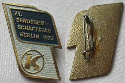 DDR Abzeichen VII. Konsumgenossenschaftstag Berlin 1972 (148904)