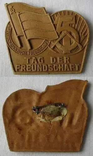 DDR Abzeichen Tag der Freundschaft DSF deutsch-sowjetisch Fünfjahrplan (149079)