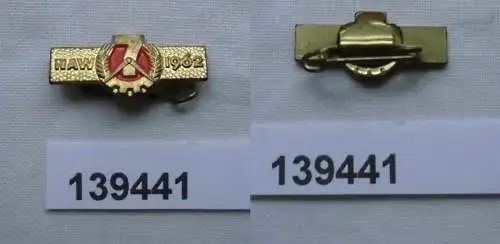 DDR Miniatur Abzeichen NAW nationales Aufbauwerk des 7 Jahrplan 1962 (139441)