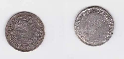 3 Kreuzer Silber Münze RDR Habsburg Österreich Franz I. 1762 (126840)